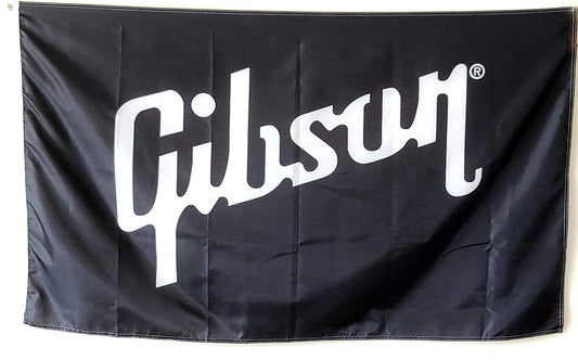Fyon Gibson Guitar Flag Banner