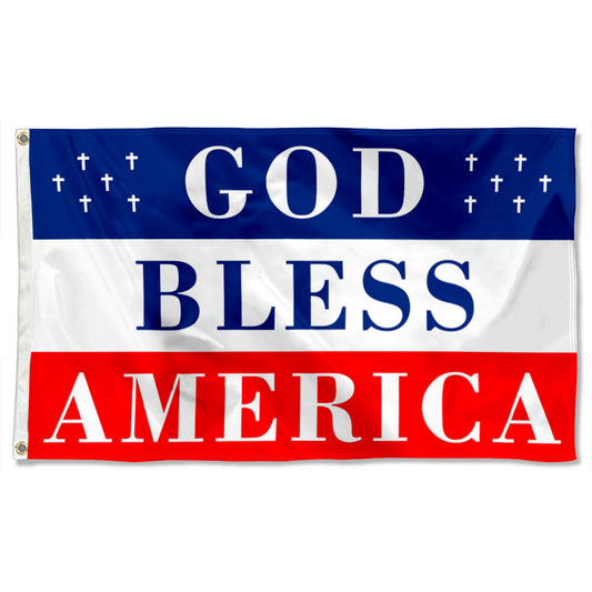 Fyon God Bless America Flag Banner
