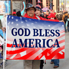 Fyon God Bless America Flag  Indoor and Outdoor Banner