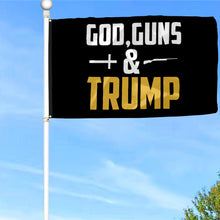 Fyon God,Guns & Trump Flag Indoor and Outdoor Banner