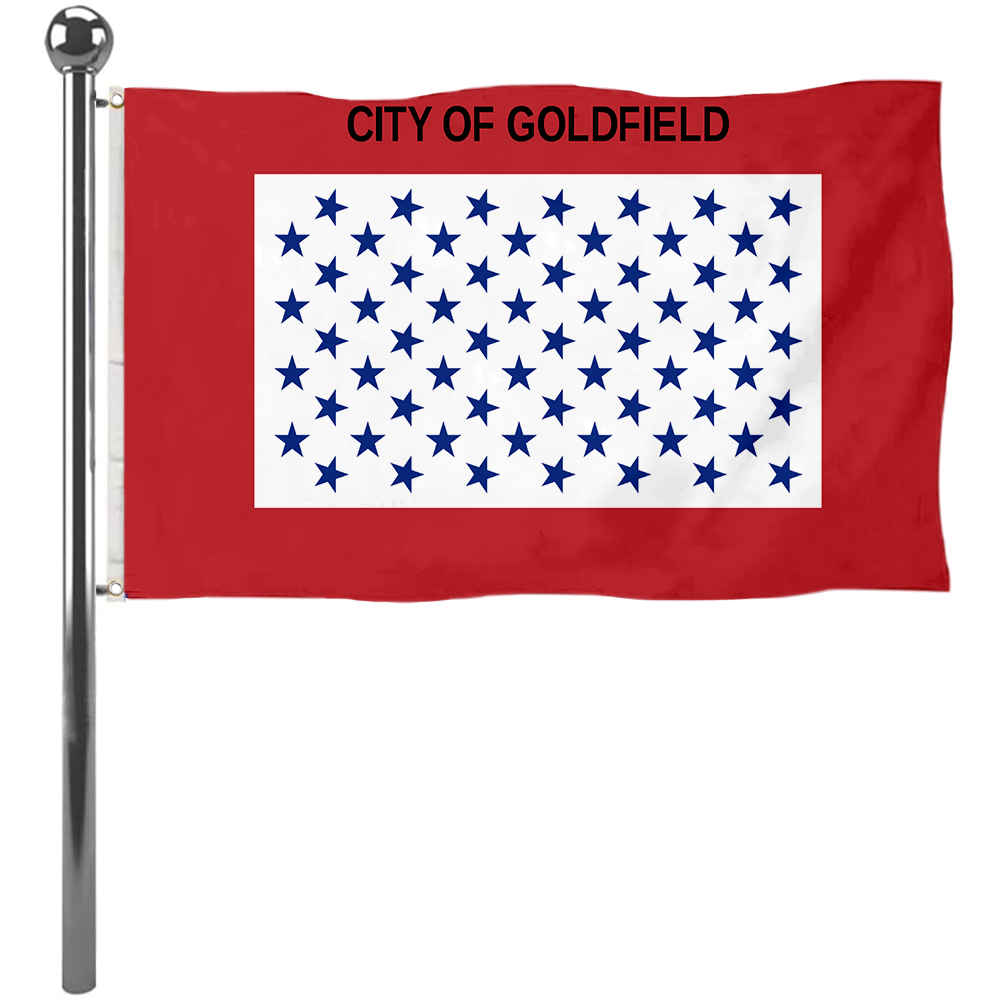 Fyon Goldfield, Colorado flag  Banner