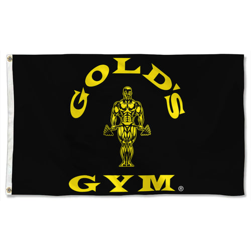 Fyon Golds Gym Weightlifting Flag Indoor and outdoor banner