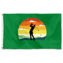 Fyon Golf Into The Sunset Flag Indoor and outdoor banner