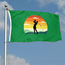 Fyon Golf Into The Sunset Flag Indoor and outdoor banner