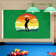 Fyon Golf Into The Sunset Flag Indoor and outdoor banner