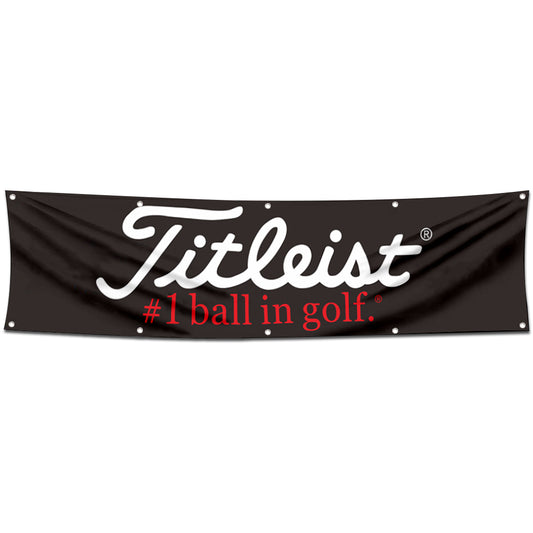 Fyon Golf Sports Garage Shop Decor Banner Work for Titleist Flag 2x8 Feet