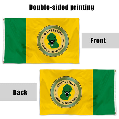 Fyon Gombe State, Nigeria Flag Indoor and outdoor banner