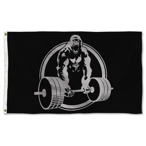 Fyon Gorilla Lifting Weightlifting Flag Banner