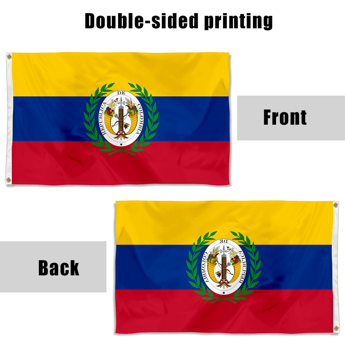 Fyon Gran Colombia Flag Indoor and outdoor banner 40101