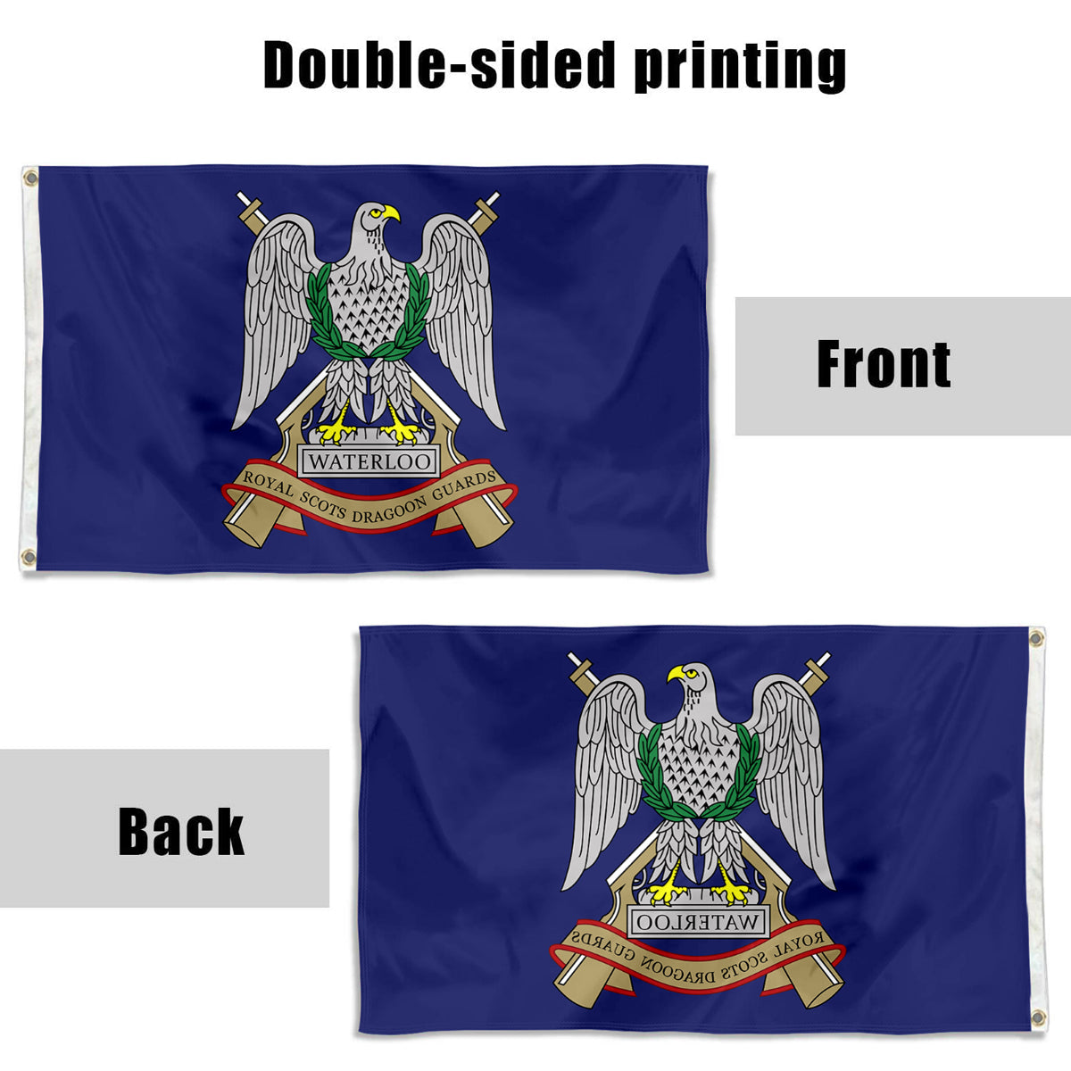 Fyon Great Britain Royal Scots Dragoon Guards flag Indoor and outdoor banner