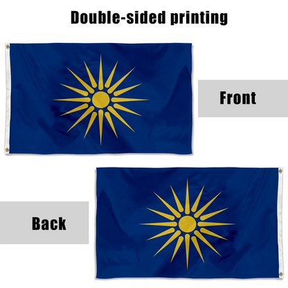 Fyon Greek Macedonia Flag Indoor and outdoor banner 33008