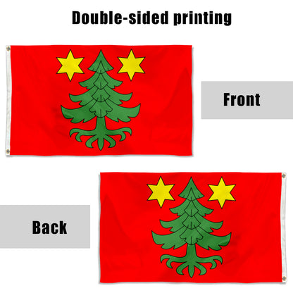 Fyon Green Tree Flag Banner