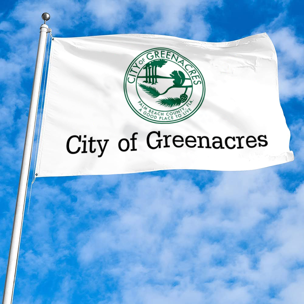 Fyon Greenacres, Florida flag  Banner