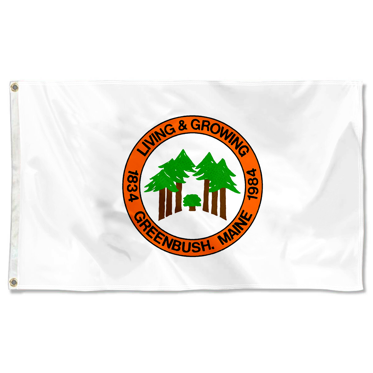 Fyon Greenbush, Maine flag Banner