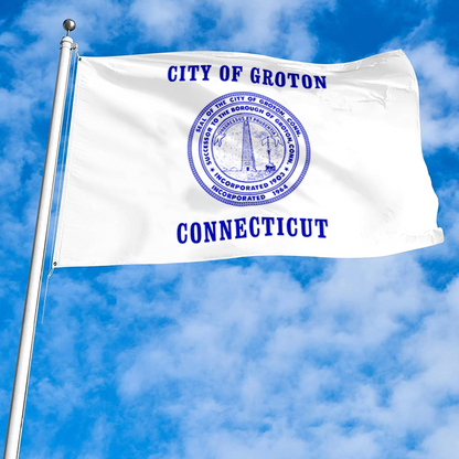 Fyon Groton, Connecticut flag  Banner