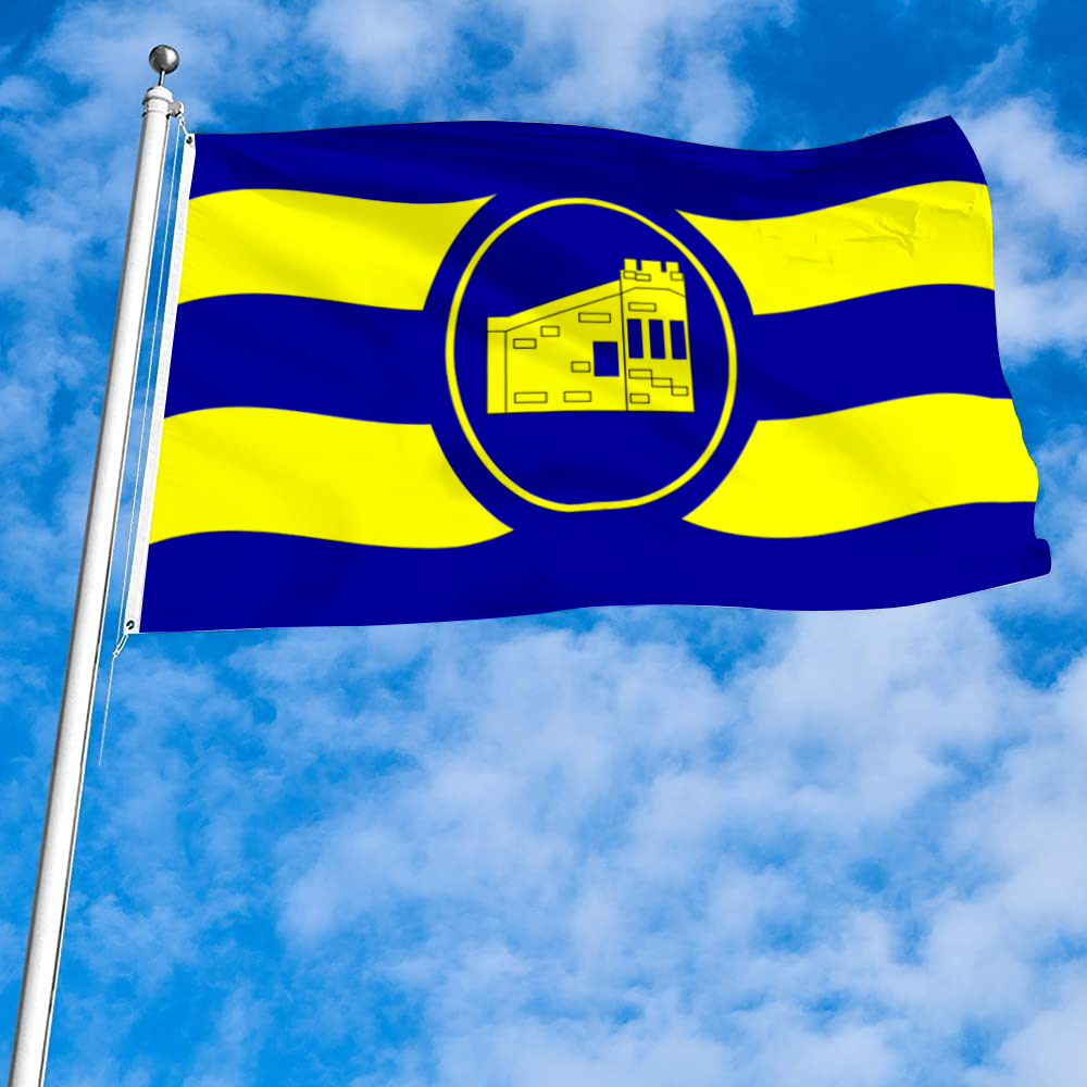 Fyon Guanica, Puerto Rico flag banner