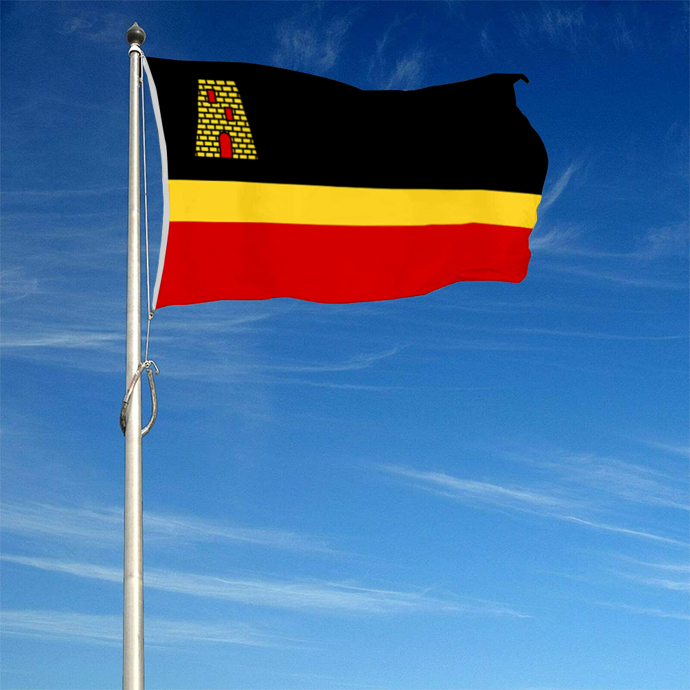 Fyon Guayama, Puerto Rico flag banner