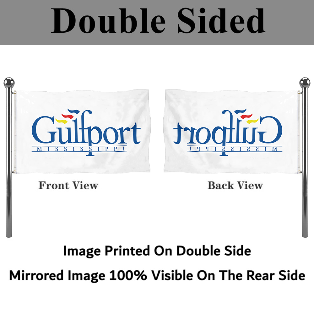 Fyon Gulfport, Mississippi flag Banner