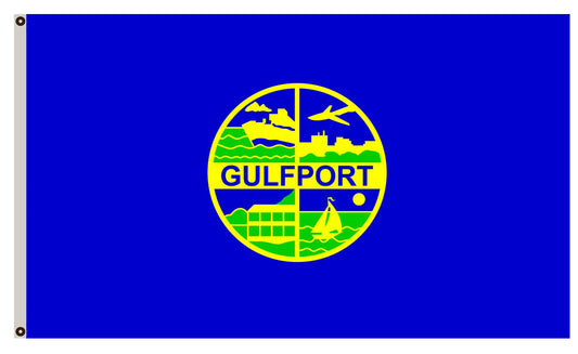Fyon of Gulfport flag Mississippi banner