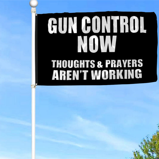 Fyon Gun Control Now Flag  Indoor and Outdoor Banner