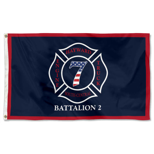 Fyon HAYWARD ENGINE 7 TRUCK Flag Banner