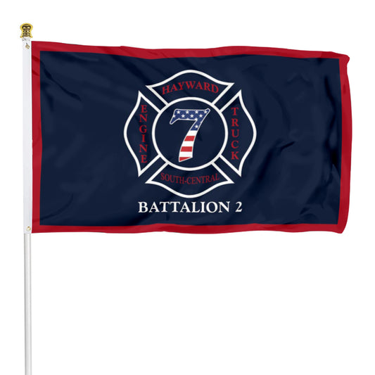 Fyon HAYWARD ENGINE 7 TRUCK Flag Banner
