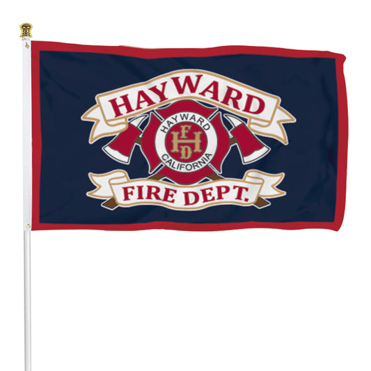 Fyon HAY WARD FIRE DEPT CALIFONIA Flag Banner