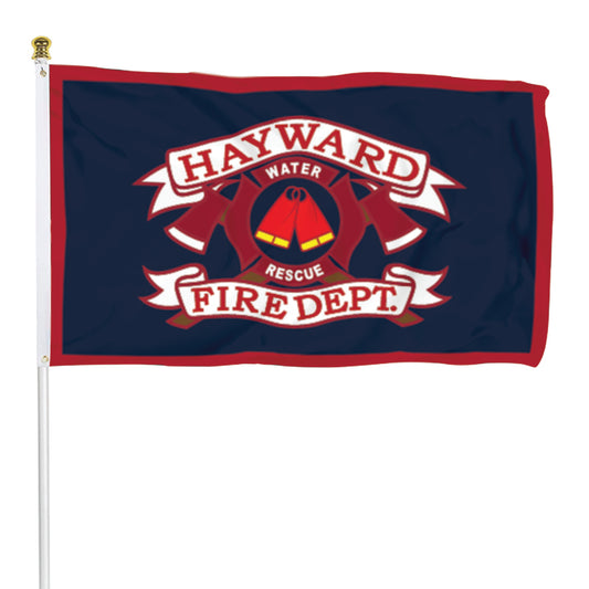 Fyon HAYWARD FIRE DEPT Flag Banner