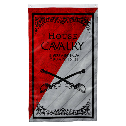 Fyon House Cavalry You Ain't Sh!t Flag Indoor and outdoor banner