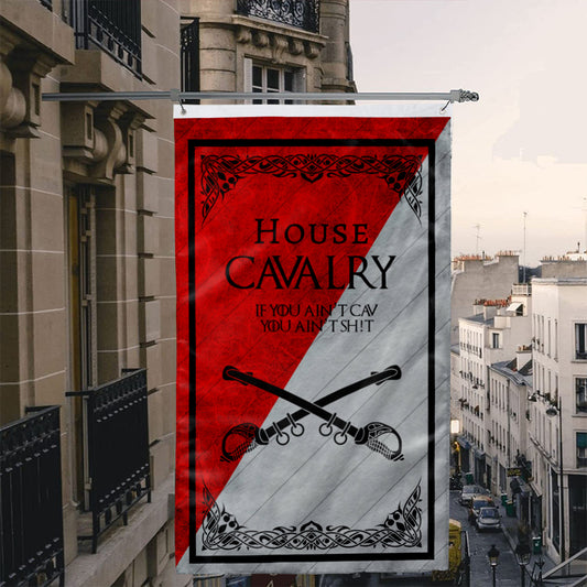 Fyon House Cavalry You Ain't Sh!t Flag Indoor and outdoor banner