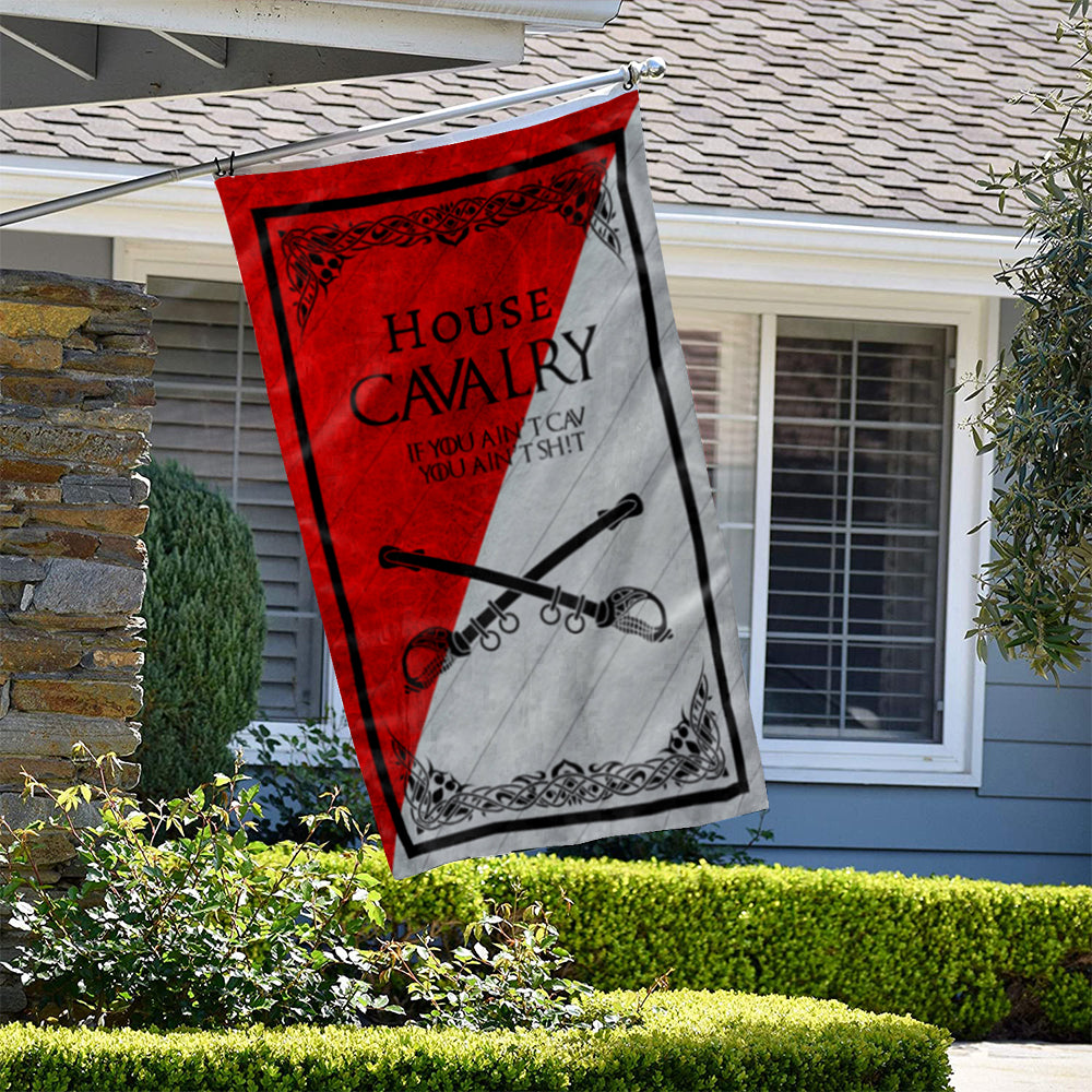 Fyon House Cavalry You Ain't Sh!t Flag Indoor and outdoor banner
