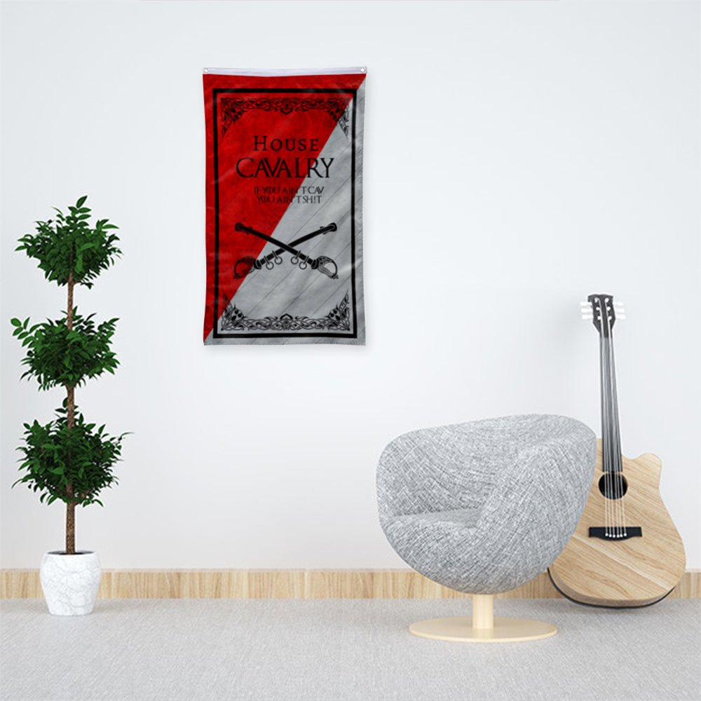 Fyon House Cavalry You Ain't Sh!t Flag Indoor and outdoor banner