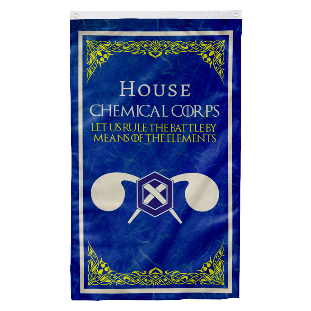 Fyon House Chemical Corps Flag Indoor and outdoor banner