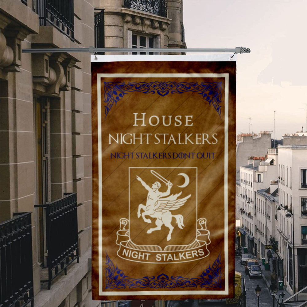 Fyon House Night Stalkers Flag Indoor and outdoor banner