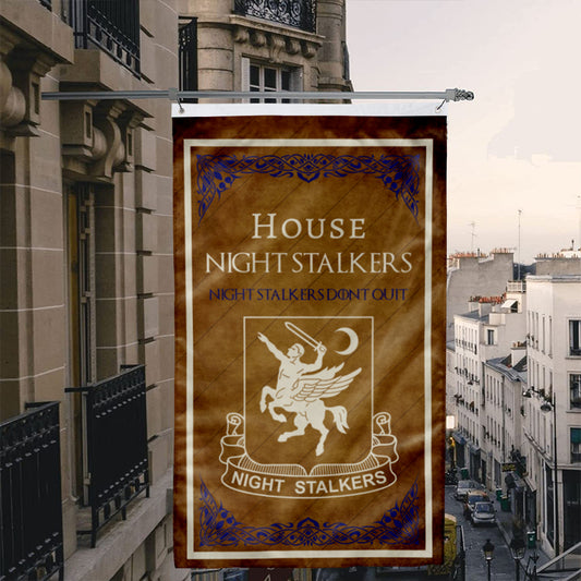 Fyon House Night Stalkers Flag Indoor and outdoor banner