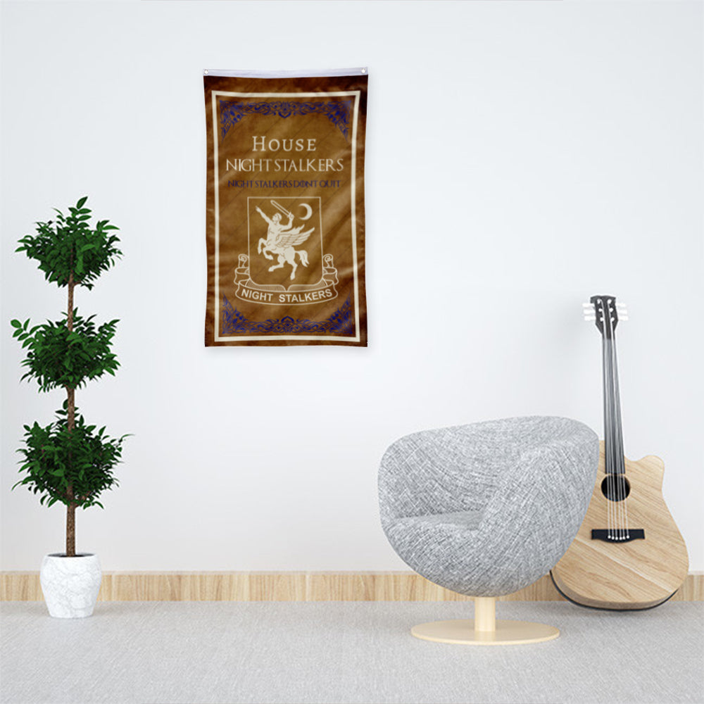 Fyon House Night Stalkers Flag Indoor and outdoor banner
