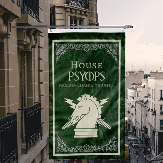 Fyon House Psyops Flag Indoor and outdoor banner