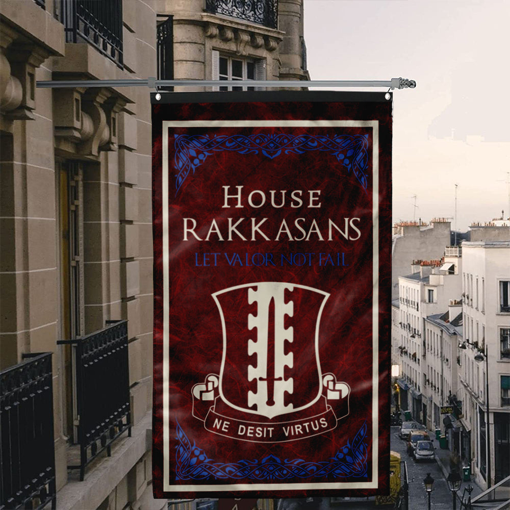 Fyon House Rakkasans Dui Flag Indoor and outdoor banner