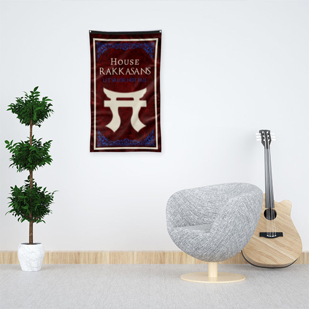 Fyon House Rakkasans Flag Indoor and outdoor banner