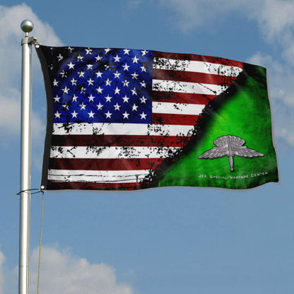Fyon Halo JFK Warfare Center Star & Stripes Flag  Indoor and outdoor banner