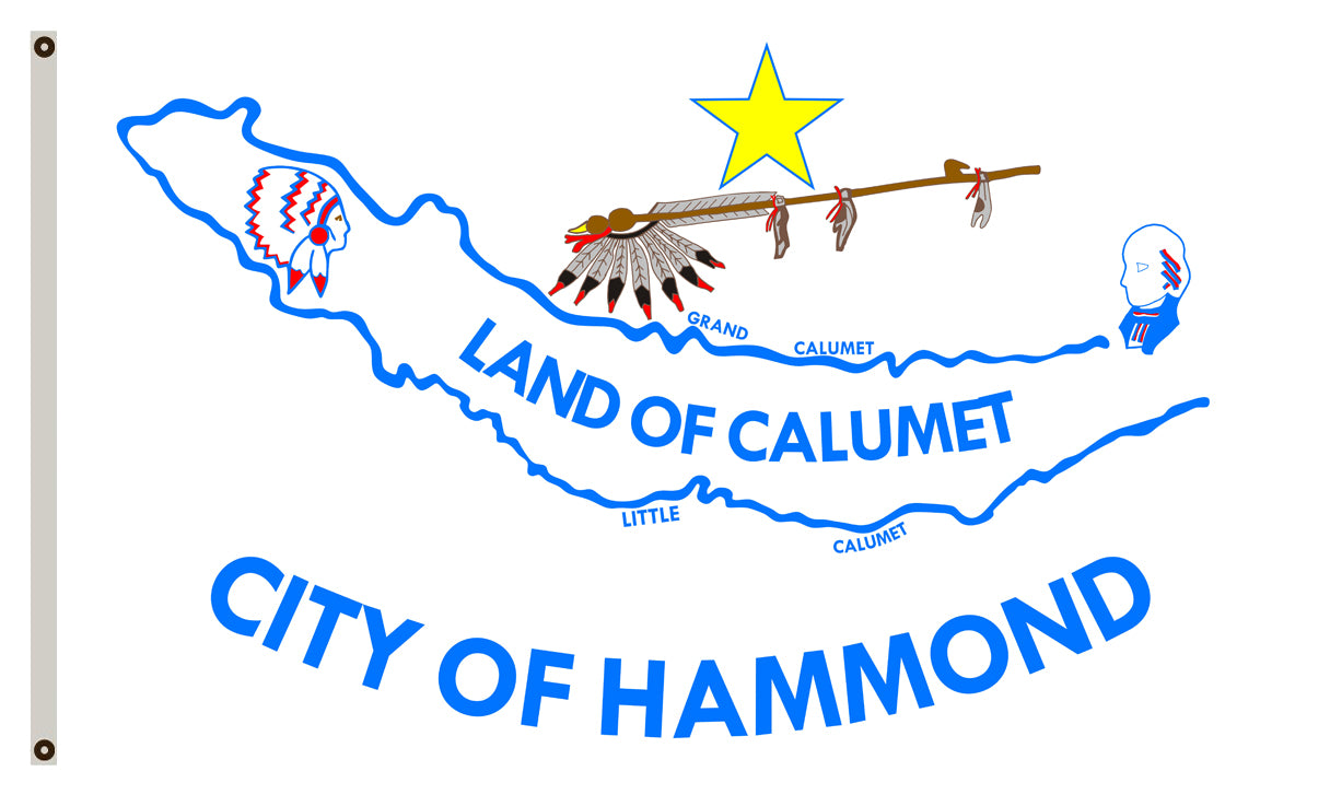Fyon of Hammond flag, Indiana banner