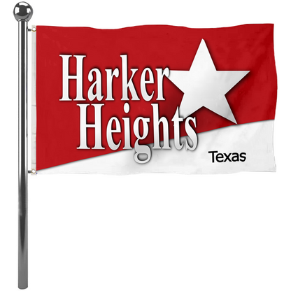 Fyon Harker Heights, Texas flag banner