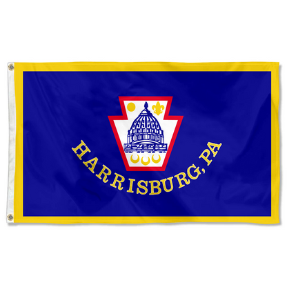 Fyon Harrisburg City, Pennsylvania flag Banner