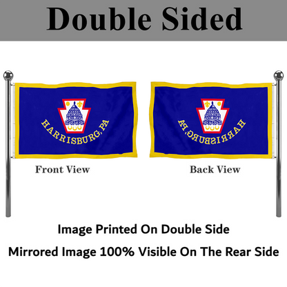 Fyon Harrisburg City, Pennsylvania flag Banner