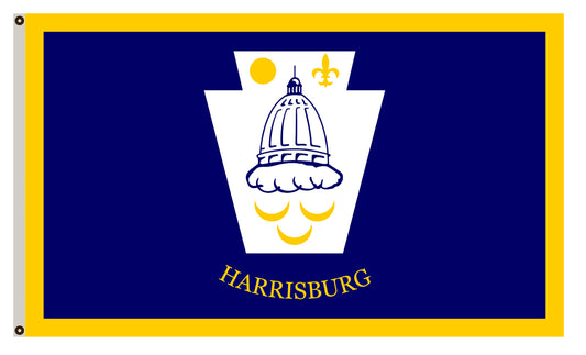 Fyon of Harrisburg flag, Pennsylvania banner