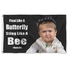 Fyon Float Like A Butterfly Sting Like A Bee Flag Indoor and outdoor banner