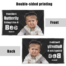 Fyon Float Like A Butterfly Sting Like A Bee Flag Indoor and outdoor banner