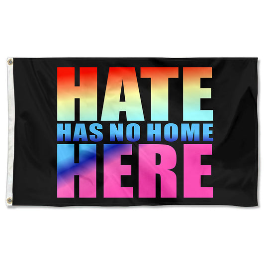 Fyon Hate Has no Home Here Flag  Indoor and Outdoor Banner