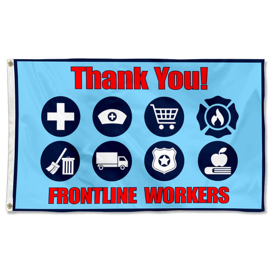 Fyon Health Care, First Responders, Essential Workers, Thank You Yard Signs Flag Banner