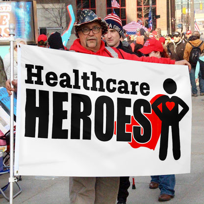 Fyon Healthcare Hero Flag Indoor and Outdoor Banner